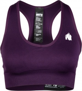 Gorilla Wear Bezešvá sportovní podprsenka Neiro Purple
