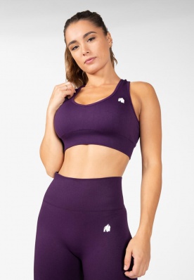 Gorilla Wear Bezešvá sportovní podprsenka Neiro Purple