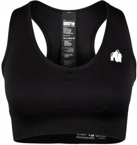 Gorilla Wear Bezešvá sportovní podprsenka Neiro Black
