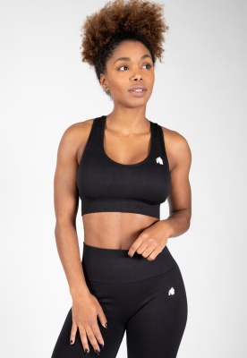 Gorilla Wear Bezešvá sportovní podprsenka Neiro Black