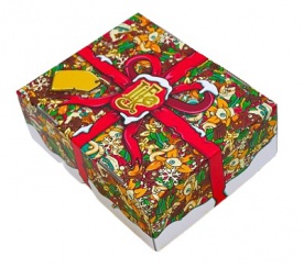 Lifelike Vánoční dárková krabice