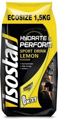 Isostar Hydrate & Perform 1500 g - citron VÝPRODEJ (POŠK.OBAL)