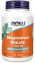 Now Foods Magnesium Malate (hořčík malát) 1000 mg 180 tablet