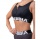 Nebbia Smart Zip sportovní podprsenka 578 black