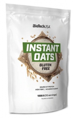 BiotechUSA Instant Oats Gluten free 1000 g