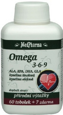 Medpharma Omega 3-6-9 67 kapslí