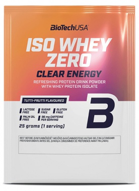 BiotechUSA Iso Whey Zero Clear Energy 25g