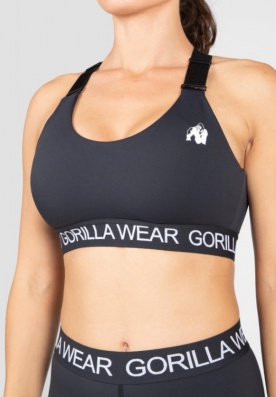 Gorilla Wear Colby sportovní podprsenka černá