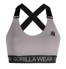 Gorilla Wear Colby sportovní podprsenka šedá