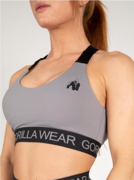 Gorilla Wear Colby sportovní podprsenka šedá