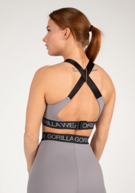 Gorilla Wear Colby sportovní podprsenka šedá