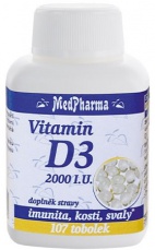 MedPharma Vitamin D3 2000 I.U. 107 tobolek