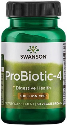 Swanson Probiotics-4 60 kapslí