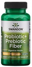 Swanson Probiotics+ Prebiotic 60 kapslí