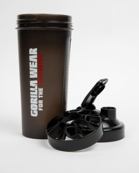 Gorilla Wear XXL Shaker 1000 ml - Černá/Bílá/Červená