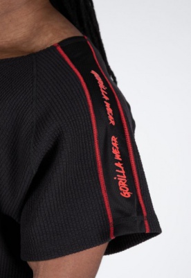 Gorilla Wear Buffalo Old School Work Out Top Black/Red