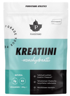 Puhdistamo Creapure Creatine (Kreatiini) 250 g