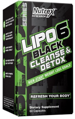 Nutrex Lipo 6 Black Cleanse&Detox 60 kapslí
