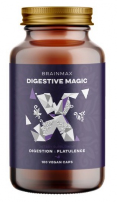 BrainMax Digestive Magic podpora trávení 100 rostlinných kapslí