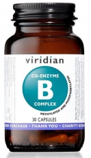 Viridian Co-Enzyme B Complex 30 kapslí