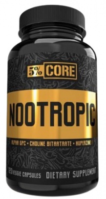 5% Nutrition Rich Piana 5% Core Nootropic 120 kapslí VÝPRODEJ (4/2023)
