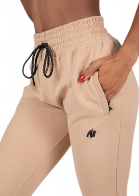 Gorilla Wear Dámské Marion tepláky béžové