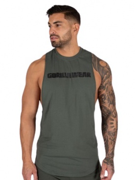 Gorilla Wear Pánské Milo tílko army zelené