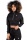 Gorilla Wear Dámská Ocala crop top mikina se zipsem černá