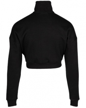 Gorilla Wear Dámská Ocala crop top mikina se zipsem černá