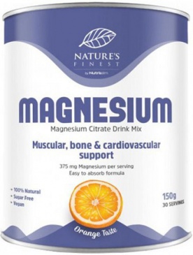Nature's Finest Magnesium Citrate 150 g - pomeranč