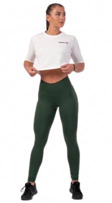 Nebbia Minimalist Logo Nebbia Crop Top 600 krémový