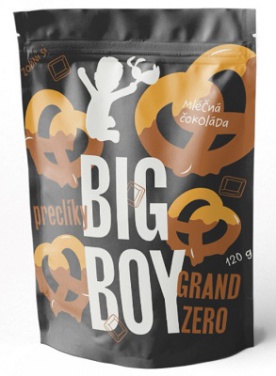 Big Boy Preclíky s mléčnou čokoládou 120 g VÝPRODEJ (POŠK.OBAL)
