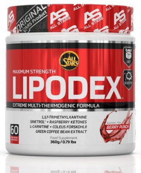 All Stars Lipodex Powder 360 g - Berry Punch PROŠLÉ DMT 21.11.2021
