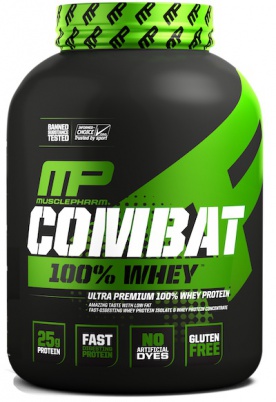MusclePharm Combat 100% Whey 2269 g - vanilka VÝPRODEJ (POŠK.OBAL)