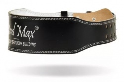 Mad Max opasek celokožený full leather MFB245 černý - VÝPRODEJ