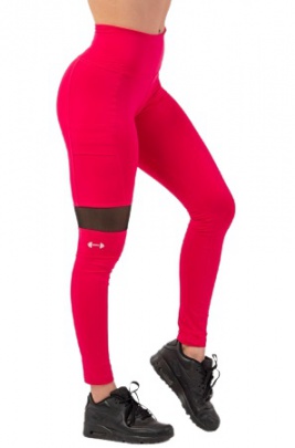 Nebbia Legíny Sporty s vysokým pasem 404 růžová