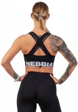 Nebbia Sportovní Podprsenka Střih Cross Back 410 černá