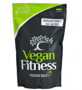 Vegan Fitness Mandlový Protein 750 g VÝPRODEJ (POŠK.OBAL)