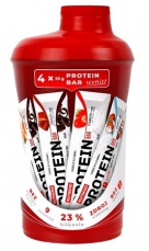 Nutrend MULTIPACK Protein bar 4x 55 g + Shaker