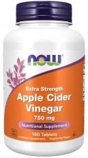 Now Foods Apple Cider Vinegar Extra Strength (Jablečný ocet) 750 mg 180 tablet