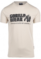 Gorilla Wear Pánské tričko s krátkým rukávem Classic T-shirt Beige