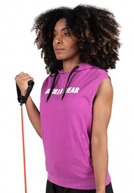 Gorilla Wear Dámská mikina bez rukávů Virginia fuchsia