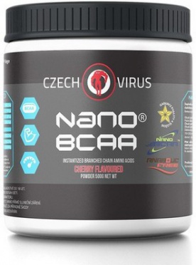 Czech Virus Nano BCAA® 500 g - kyselé jablko PROŠLÉ DMT