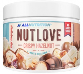 AllNutrition Nutlove 500 g - křupavé lískové ořechy VÝPRODEJ (POŠK.OBAL)