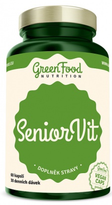 GreenFood SeniorVit 60 kapslí PROŠLÉ DMT (3. 12. 2022)