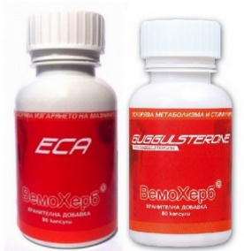 VemoHerb ECA 90 kapslí + Guggulsterone 60 kapslí AKCE