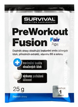 Survival PreWorkout Fusion Fair Power 400 g - pomeranč