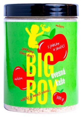Big Boy Ovesná kaše s jablky a skořicí 300 g PROŠLÉ DMT