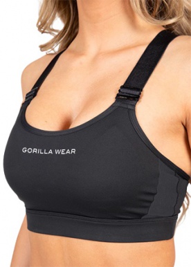Gorilla Wear Sportovní podprsenka Monroe černá
