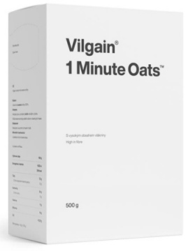 Vilgain 1 Minute Oats 500 g VÝPRODEJ (POŠK. OBAL)